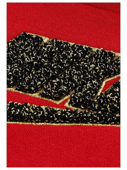 Kids Tracksuit With Top Red Club Chenille