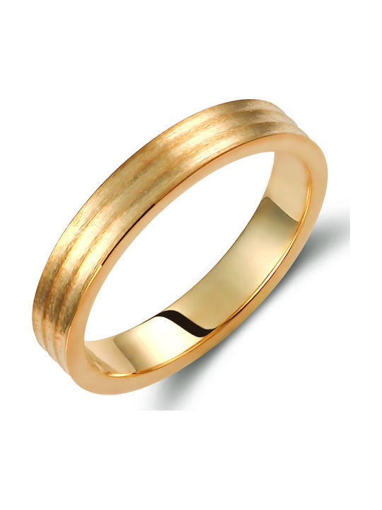 Valauro Βέρες 9k – Πάχος 3.50mm Ματ Ανάγλυφο Σχέδιο