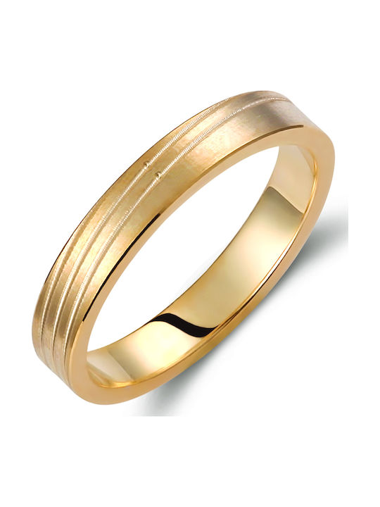 Valauro Βέρες Γάμου Χρυσό 9κ – Πάχος 3.50mm