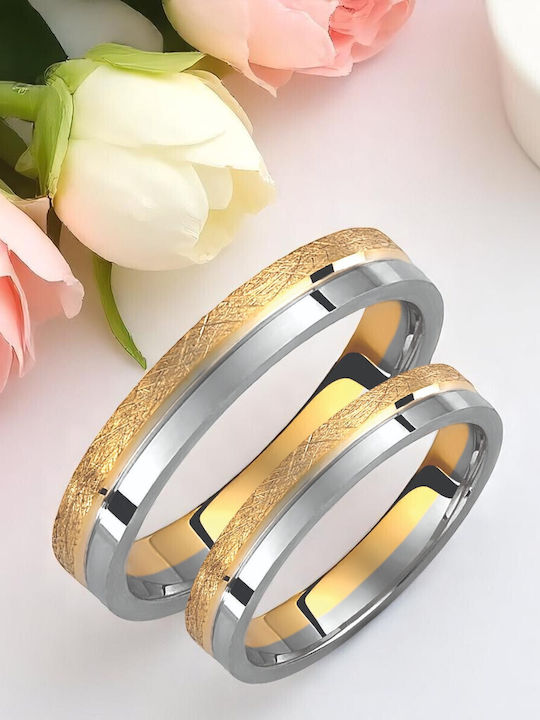Valauro Wedding Rings 9K Thickness 3.50mm
