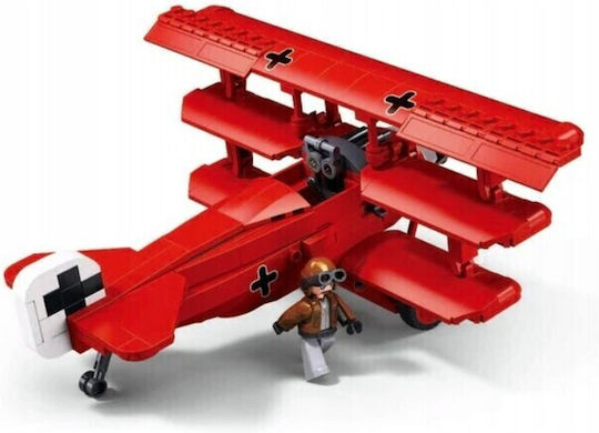 Sluban Blocuri Red Baron Fokker Triplane 281buc