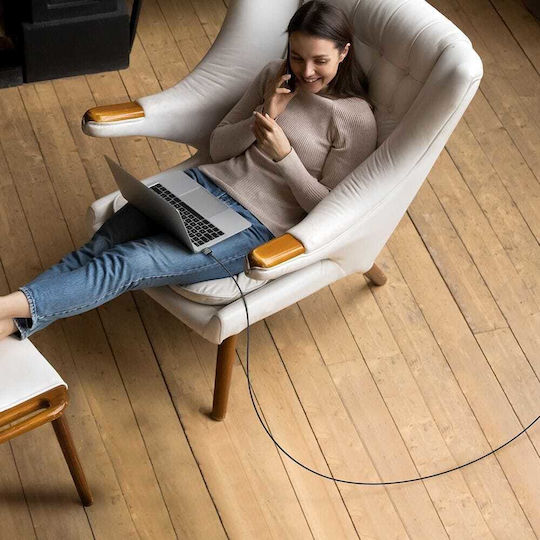 Mcdodo Магнитен / LED USB 2.0 Кабел USB-C мъжки - Magsafe 3 140W Черен 2м