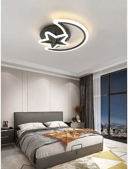 Lightplanet Smart Ceiling Mount Light Black with Integrated LED