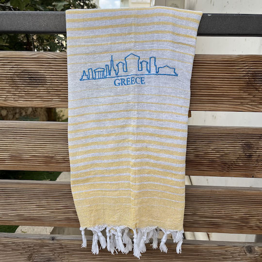 Pestemal Beach Towel Cotton Blue 180x100cm.