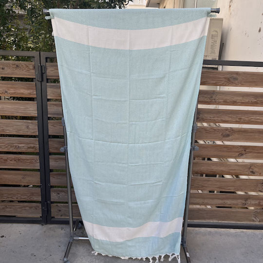 Pestemal Beach Towel Cotton Green 180x100cm.