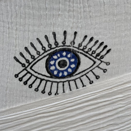Pestemal Beach Towel Cotton White 180x100cm.