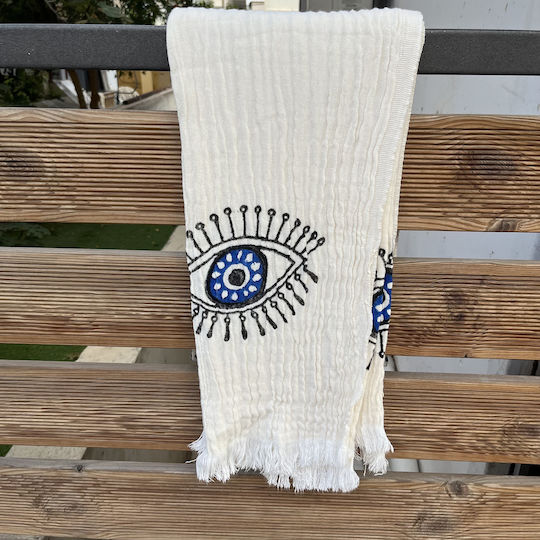 Pestemal Beach Towel Cotton White 180x100cm.