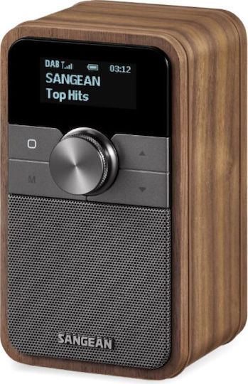 Sangean DDR-8 Cu baterie DAB+ cu Bluetooth și USB Wooden