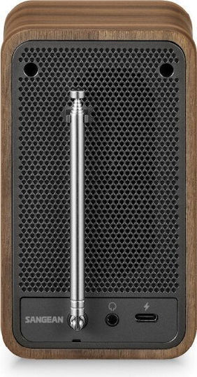 Sangean DDR-8 Cu baterie DAB+ cu Bluetooth și USB Wooden