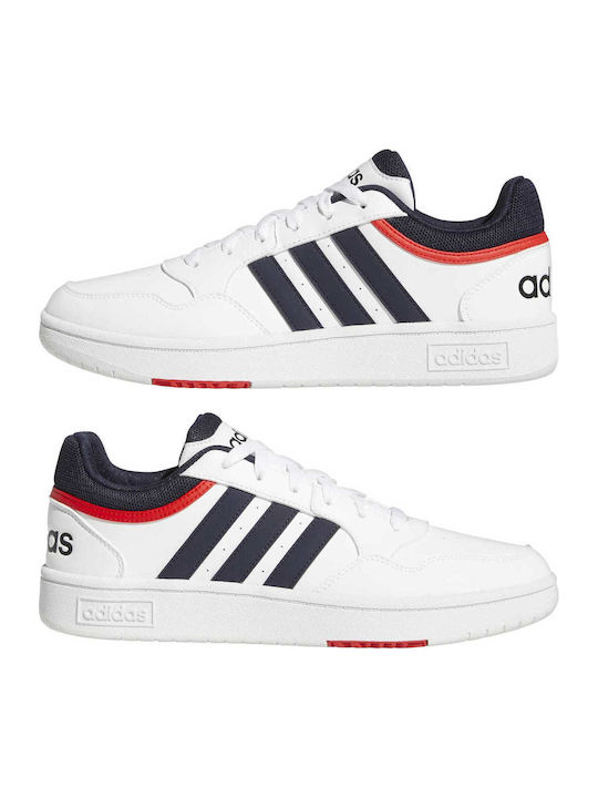 Hoops 3.0 Ανδρικά Sneakers Cloud White / Legend Ink / Vivid Red