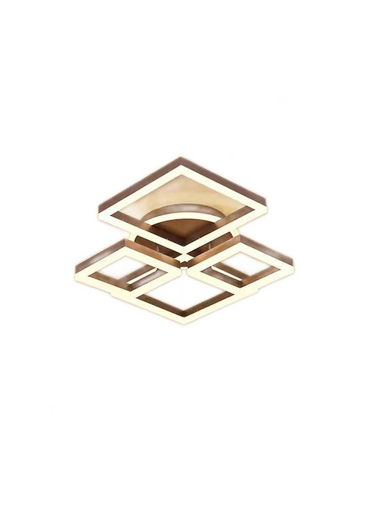 Lightplanet Smart Ceiling Mount Light Brown with Integrated LED and Remote Control