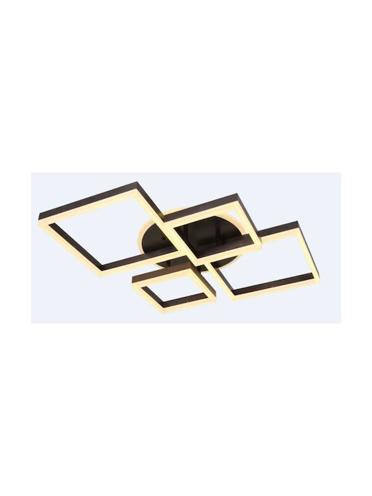 Lightplanet Smart Ceiling Mount Light Brown with Integrated LED and Remote Control