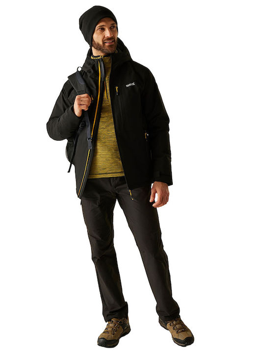 Stretch Jacket Puffer Waterproof and Windproof Black