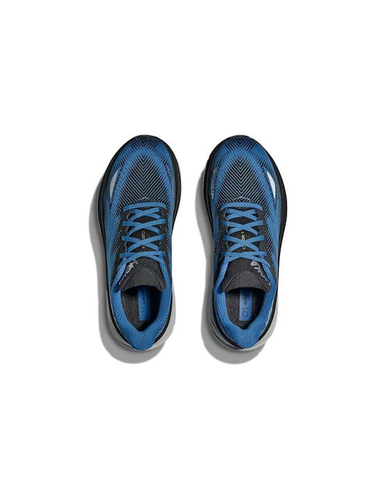 Clifton 9 Sport Shoes Running Blue Waterproof with Gore-Tex Membrane