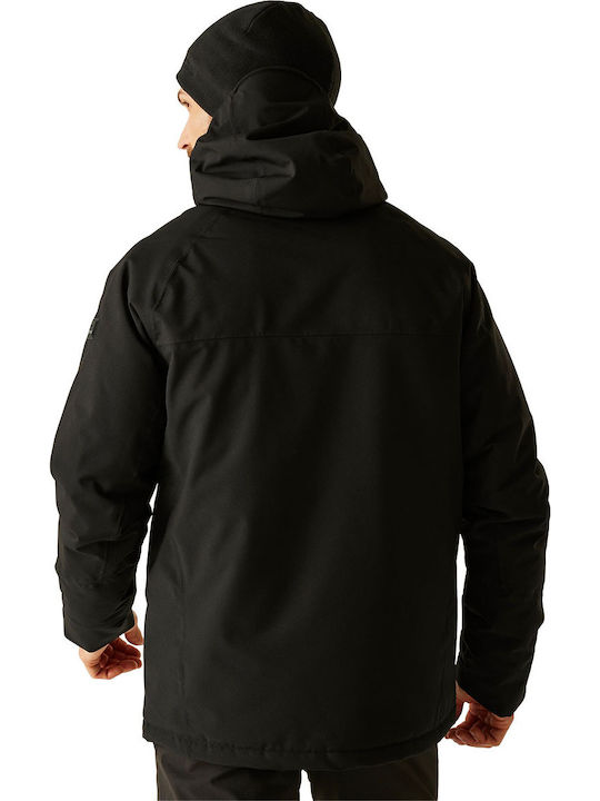 Stretch Jacket Puffer Waterproof and Windproof Black