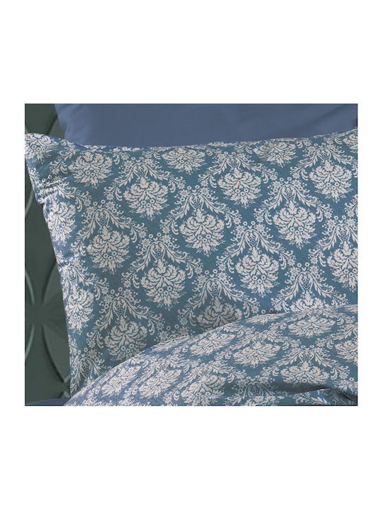Dimcol Сет Чаршафи 160x240см. Офелия 279 Blue 3бр