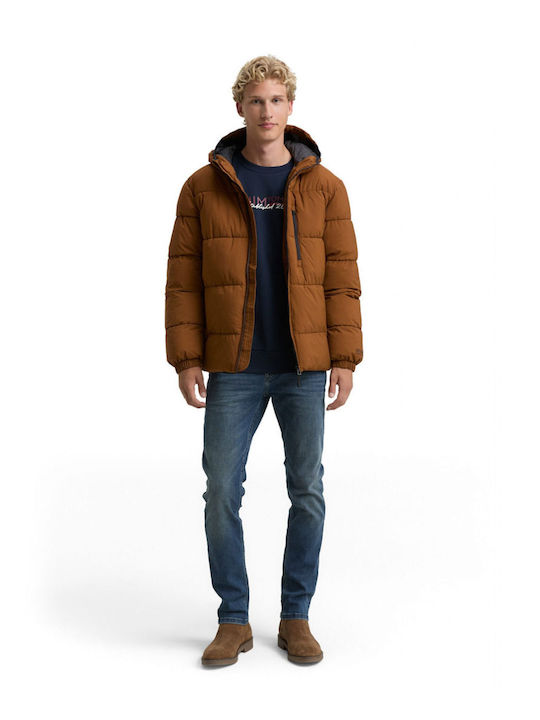 Geacă Puffer De Iarnă Maro Equestrian Brown