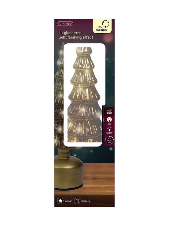 Led Glasbaum Antik Mikrofunkel-Effekt 10×33cm Bo Lumineo 489844 00054340