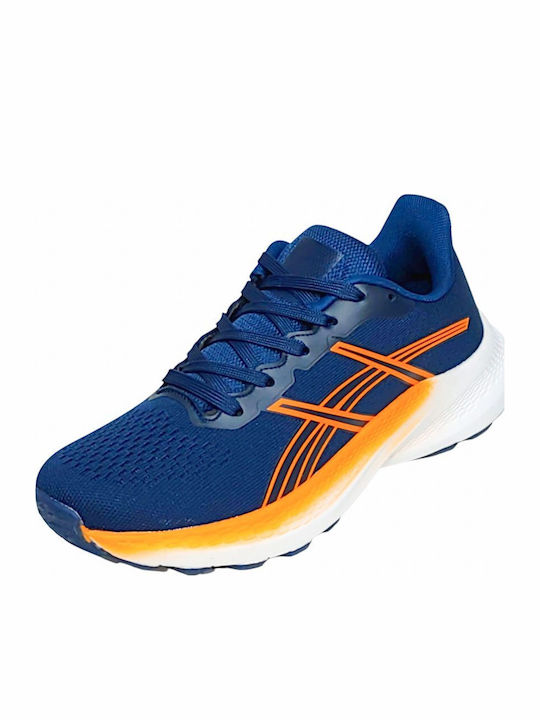 Sneakers Pentru Bărbați Albaștri M-24113-3-MPLE
