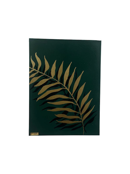 Διακοσμητικός Πίνακας Gold Tropical Leaves