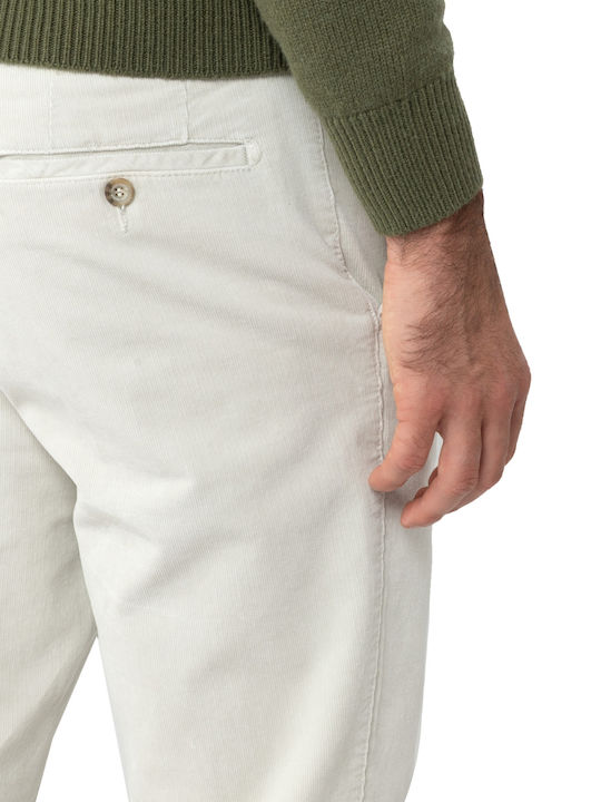 Παντελόνι Chino Ελαστικό σε Relaxed Εφαρμογή Εκρού