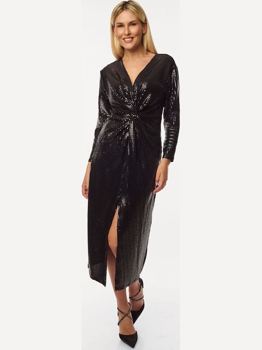 Rochie Maxi De Seară Jupon Neagră