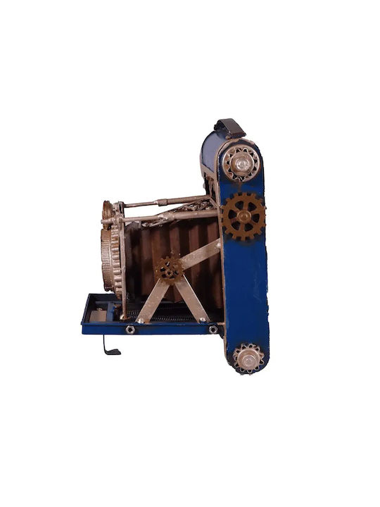 SP Souliotis Antique Decorative Camera Metallic Camera 17.5x16x21cm