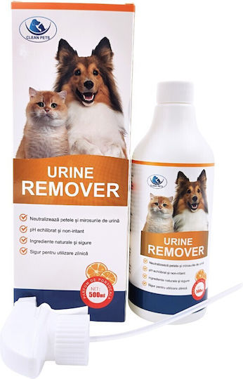 Clean Pets Solution Urine Remover Cats Dogs Orange Scent 500 Ml