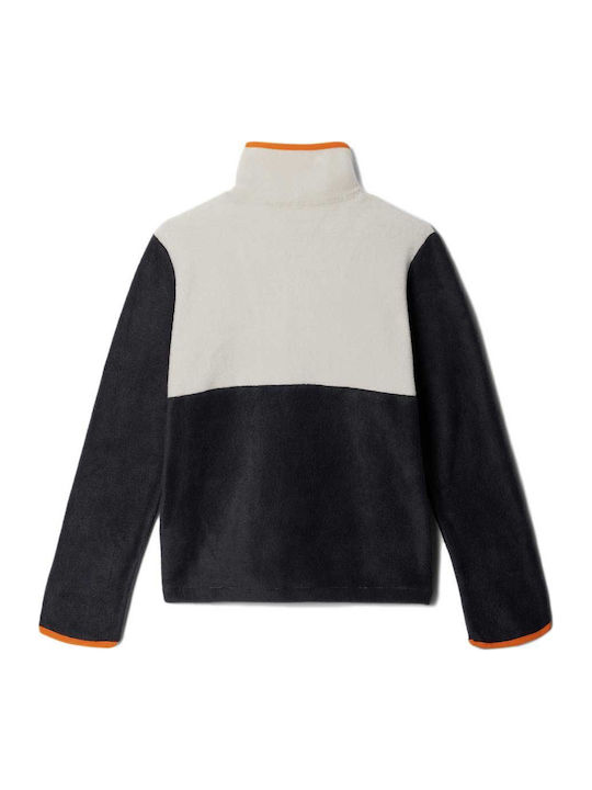 Back Bowl Full Men's Fleece Cardigan Black/dark Stone