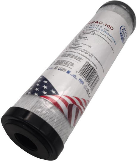 Water Filter Replacement for Faucet made of Activated Carbon 1 μm