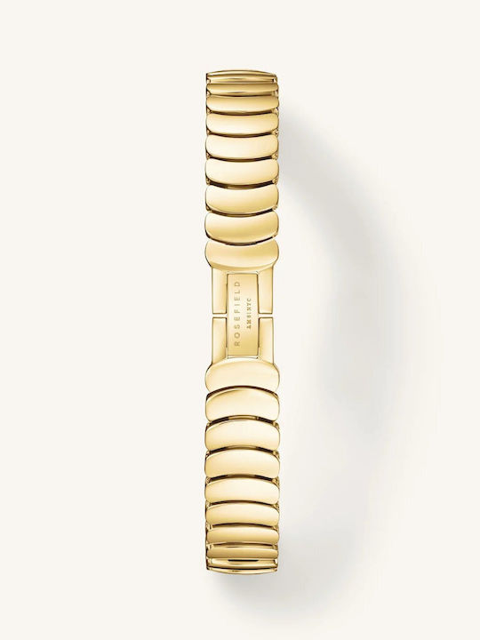 Rosefield Women's Watch with Gold Metal Bracelet