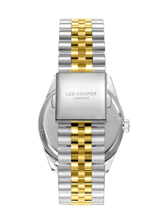 Lee Cooper Men's Watch Battery with Silver Metal Bracelet