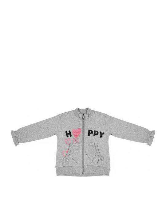Kinderstrickjacke Baumwolle Grey