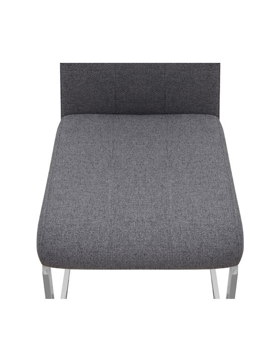 Laura Dining Room Fabric Chair Grey 42x58x98cm