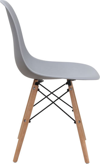 Nova Stühle Speisesaal Grey 1Stück 46x51x80cm