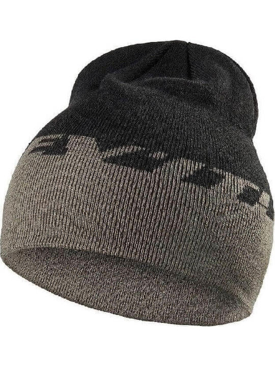 Beanie Unisex Σκούφος Πλεκτός σε Μαύρο χρώμα