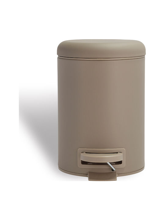 Södahl Metallisch Badezimmer Mülleimer 3Es Braun