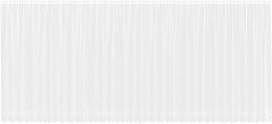 vidaXL Perdea Cu Bretele Albă 900x240cm