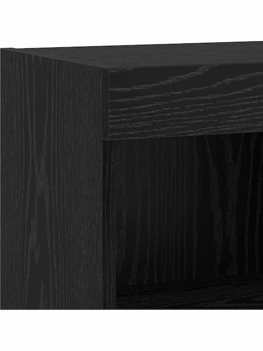 Wohnzimmer TV-Einheit Black Beech mit Beleuchtung L30.5xB30xH60cm