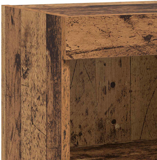 Σύνθετο Σαλονιού Artisan Oak με Φωτισμό Μ40xΒ30xΥ30εκ.