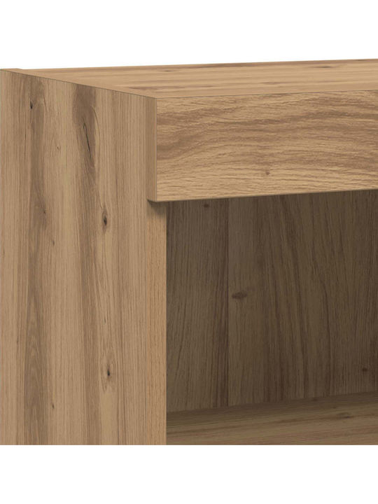 Wohnzimmer TV-Einheit Black Beech mit Beleuchtung L40xB30xH30cm