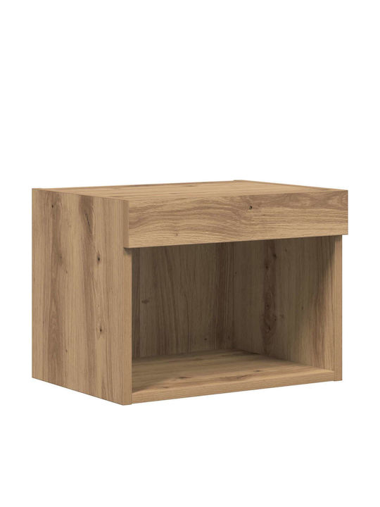 Wohnzimmer TV-Einheit Old Wood mit Beleuchtung L100xB30xH40cm