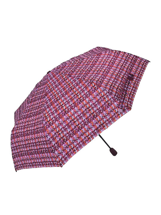 Gift-Me Winddicht Regenschirm Kompakt Rot