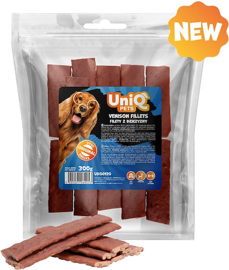 Uniq Dog Treat Diet with Deer, Meat, Chicken, Calf and Potatoes 300gr