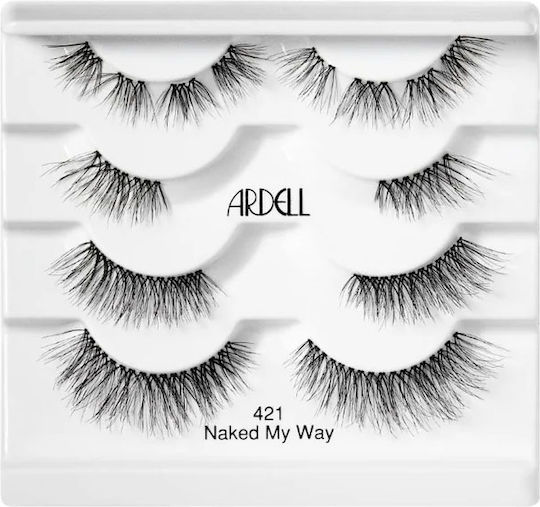 Ardell Naked My Way Lashes 421 Βλεφαρίδες Black 8τμχ