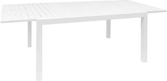 Valerio Τραπεζαρίας Επεκτεινόμενο Λευκό 239x95x75εκ. Valerio Τραπεζαρίας Επεκτεινόμενο Λευκό 239x95x75εκ.