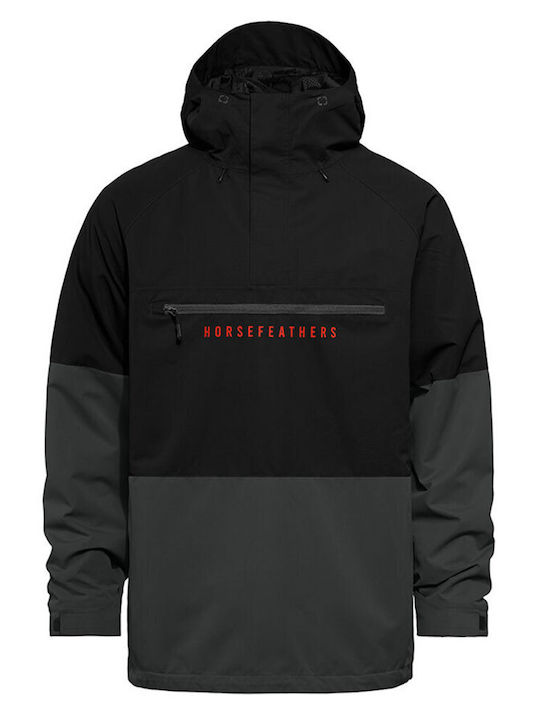 Horsefeathers OM319F Masculin Jachetă pentru Schi & Snowboard Negru