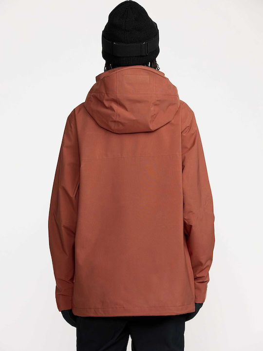 Volcom Stretch H0652602 Γυναικείο Μπουφάν Gore-Tex για Σκι & Snowboard