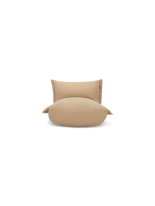 Bean Bag Chair Poof Bonbaron Slim Beige 102x85x75cm