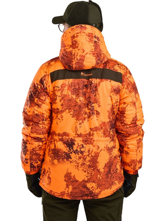 Pinewood Smaland Abisko Αδιάβροχο Κυνηγετικό Μπουφάν Fleece Πορτοκαλί